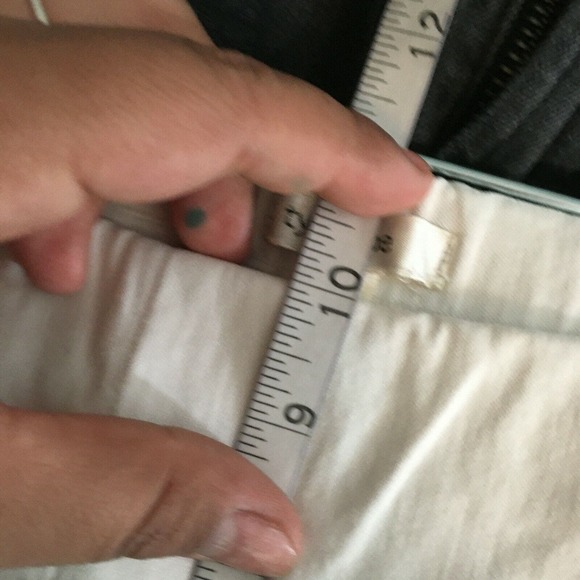 Tyler Boe Pants Womens Sz 6 White Ivory Cotton Stretch Pull On Skinny Ankle - Picture 8 of 9